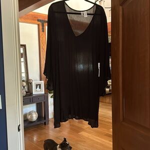 Anne Cole sheer swim cover up